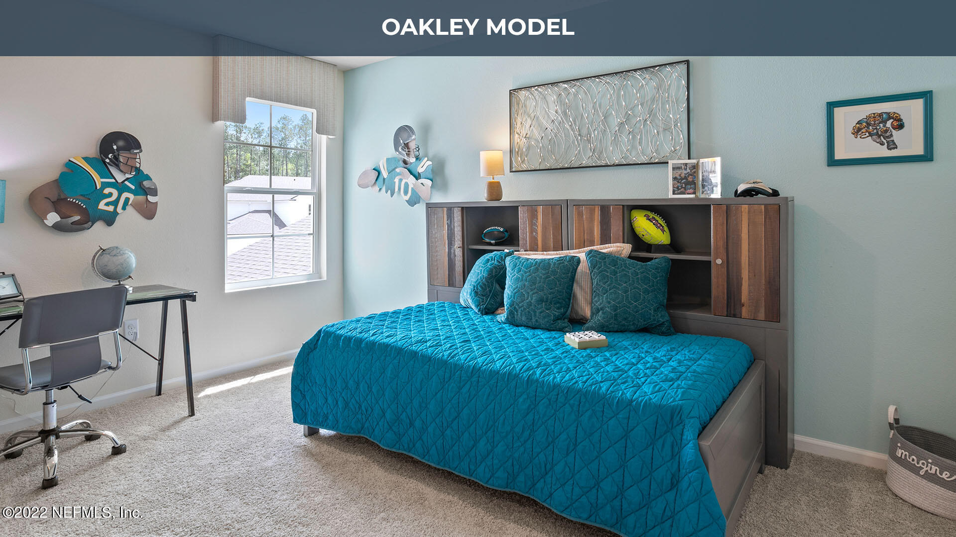 92 Java Lane St. Augustine, FL 32092 - Photo 12 of 38 a bedroom with a bed and a desk