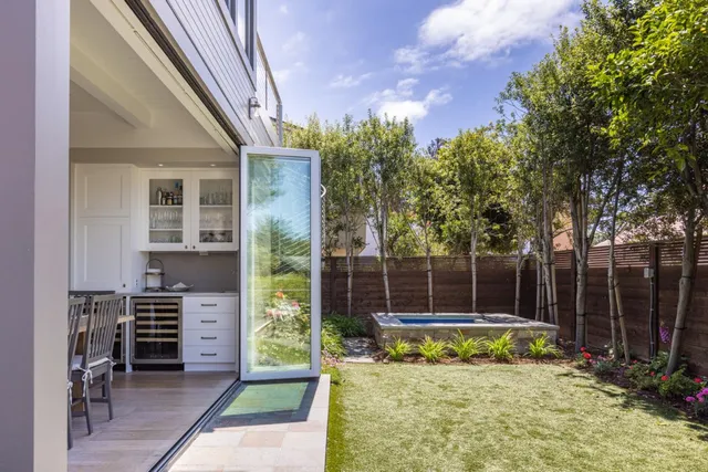 a view of outdoor space and balcony