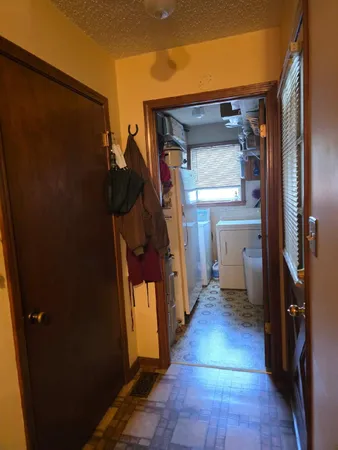 a room with storage and utility room