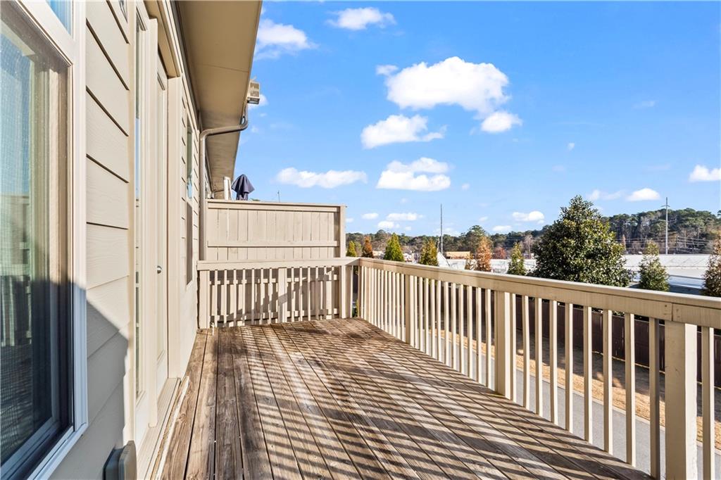 1892 Skyfall Circle Brookhaven, GA 30319 - Photo 11 of 24 a view of a balcony with a potted plant