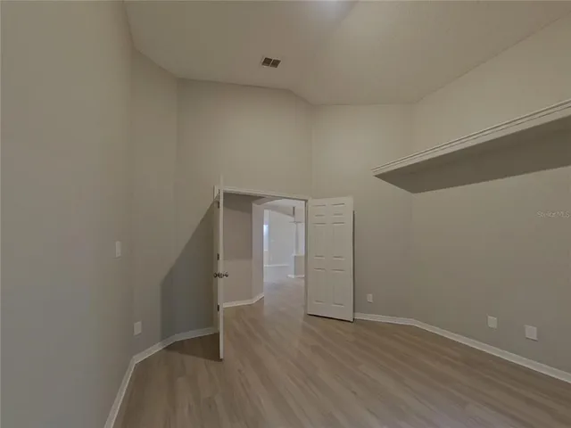 wooden floor in an empty room