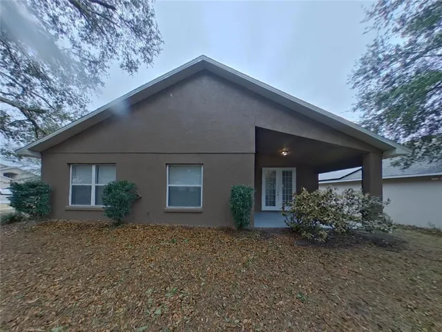 a house with a outdoor space