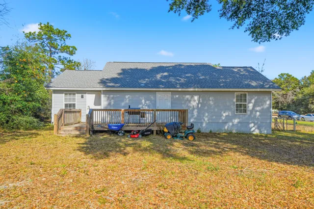 a house view with a outdoor space