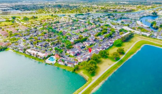 a view of a lake from a balcony