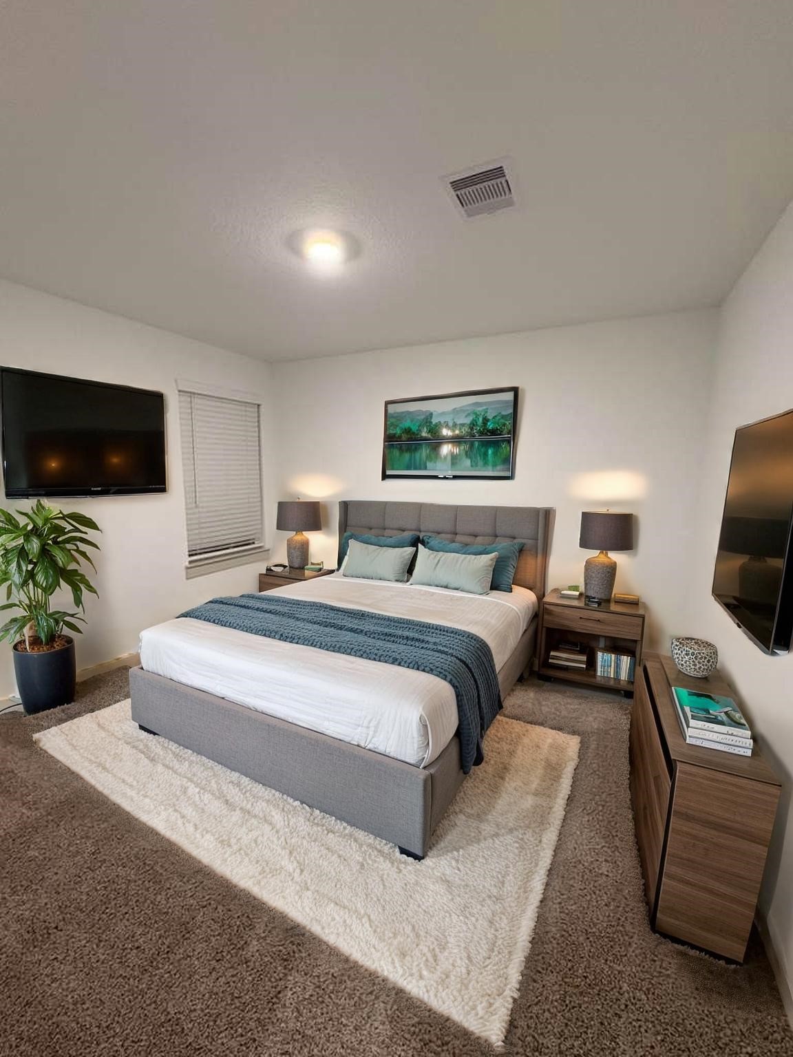 30018 Reagans Rnch Drive Fulshear, TX 77494 - Photo 4 of 30 a bedroom with bed and a flat screen tv