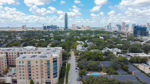 a city view with lot of high rise buildings