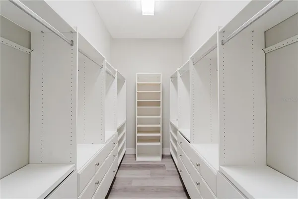 a view of walk in closet