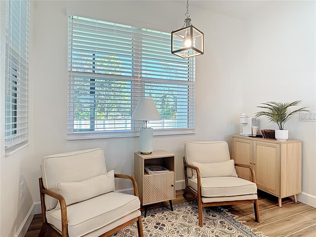 26 Medalist Way Rotonda West, FL 33947 - Photo 28 of 63 a living room with furniture and a potted plant