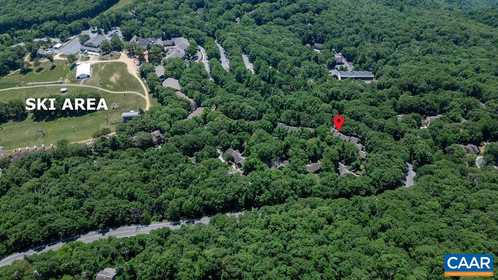 434 3 Ridges Roseland, VA 22967 - Photo 24 of 33 an aerial view of residential house with outdoor space and trees all around