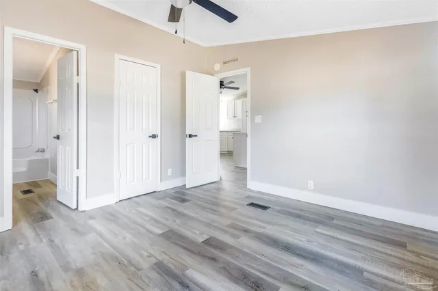 wooden floor in an empty room