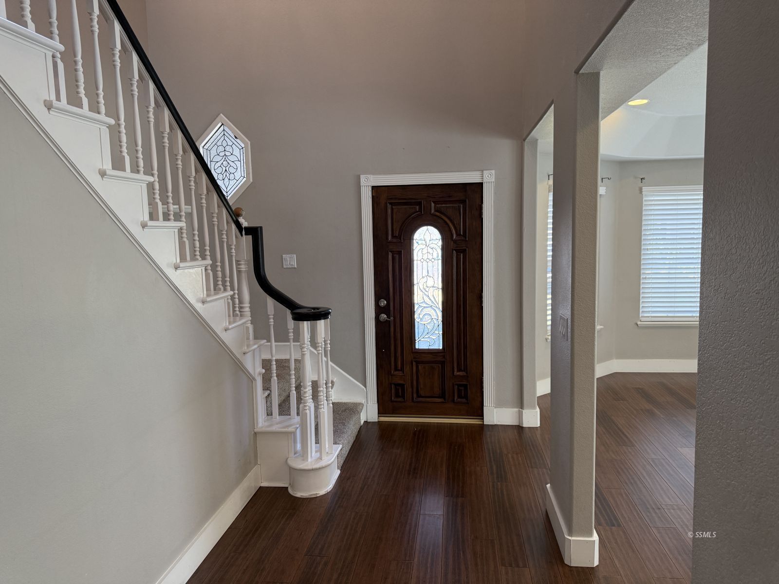 413 Laurkris Court Ridgecrest, CA 93555 - Photo 14 of 48 a view of entryway and hall with wooden floor