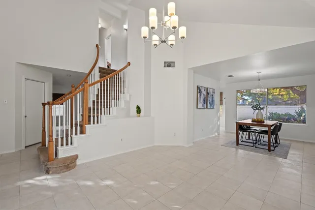 a view of a livingroom with furniture