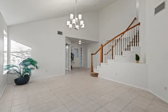 a view interior of a house with an entryway