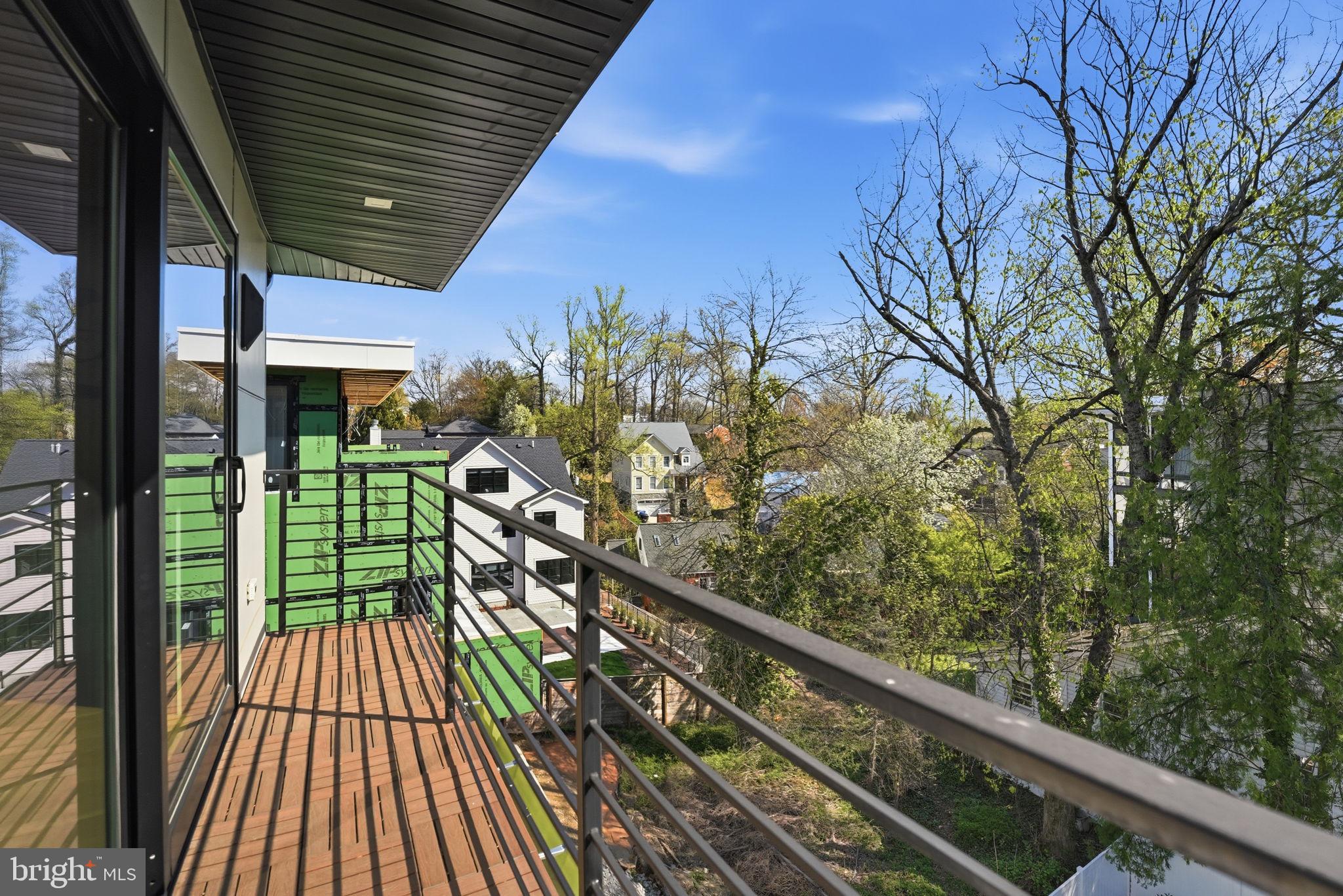 2211 Military Road Arlington, VA 22207 - Photo 71 of 107 Serene balcony with lush views.