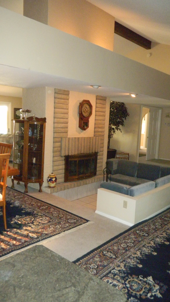4336 East Hearn Road Phoenix, AZ 85032 - Photo 11 of 19 Living room Fireplace