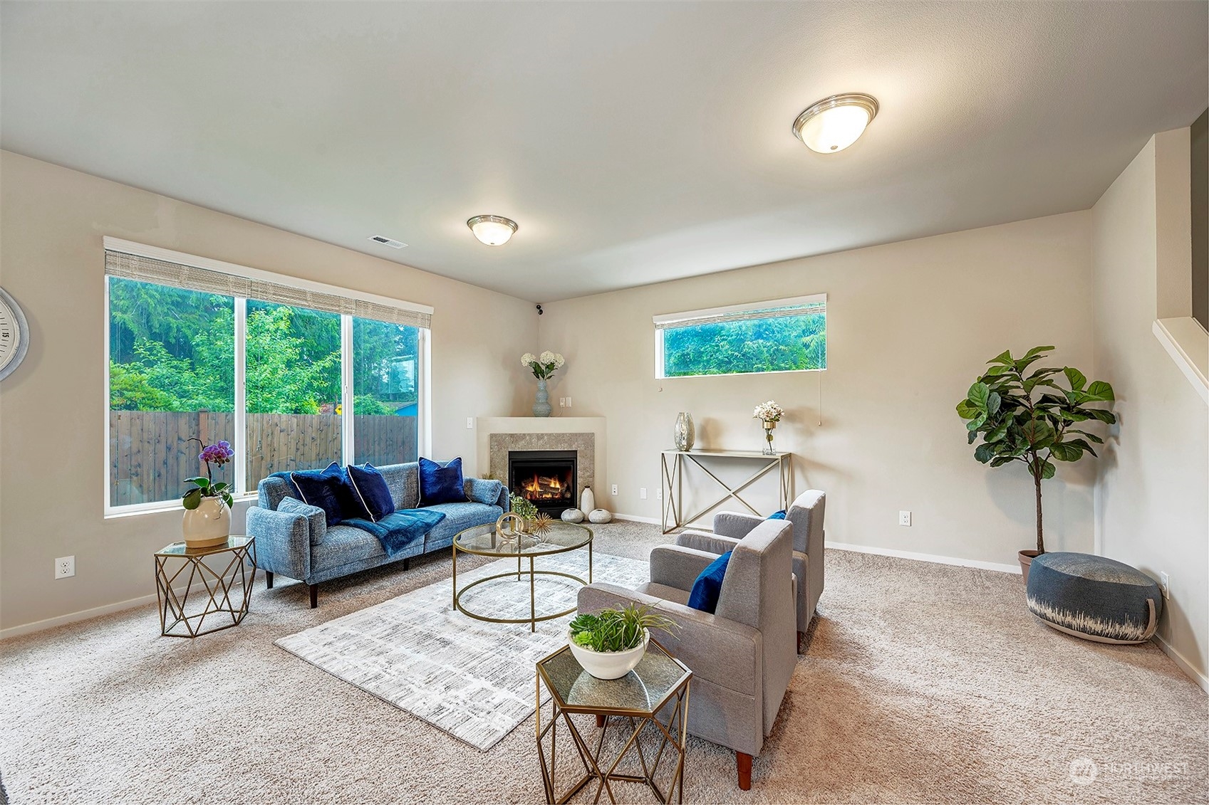 12329 23rd Drive Southeast, Unit 10 Everett, WA 98208 - Photo 5 of 24 a living room with furniture and a large window
