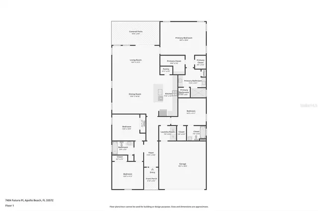 $449,900 | 7404 Futura Lane, Apollo Beach, FL 33572