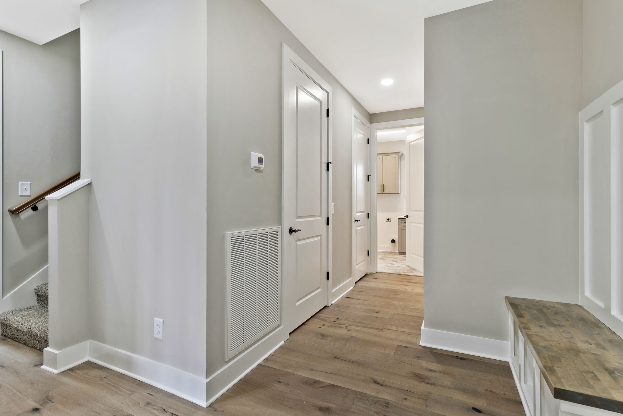 3435 Highway 25 Cottontown, TN 37048 - Photo 18 of 52 a view of a hallway with wooden floor