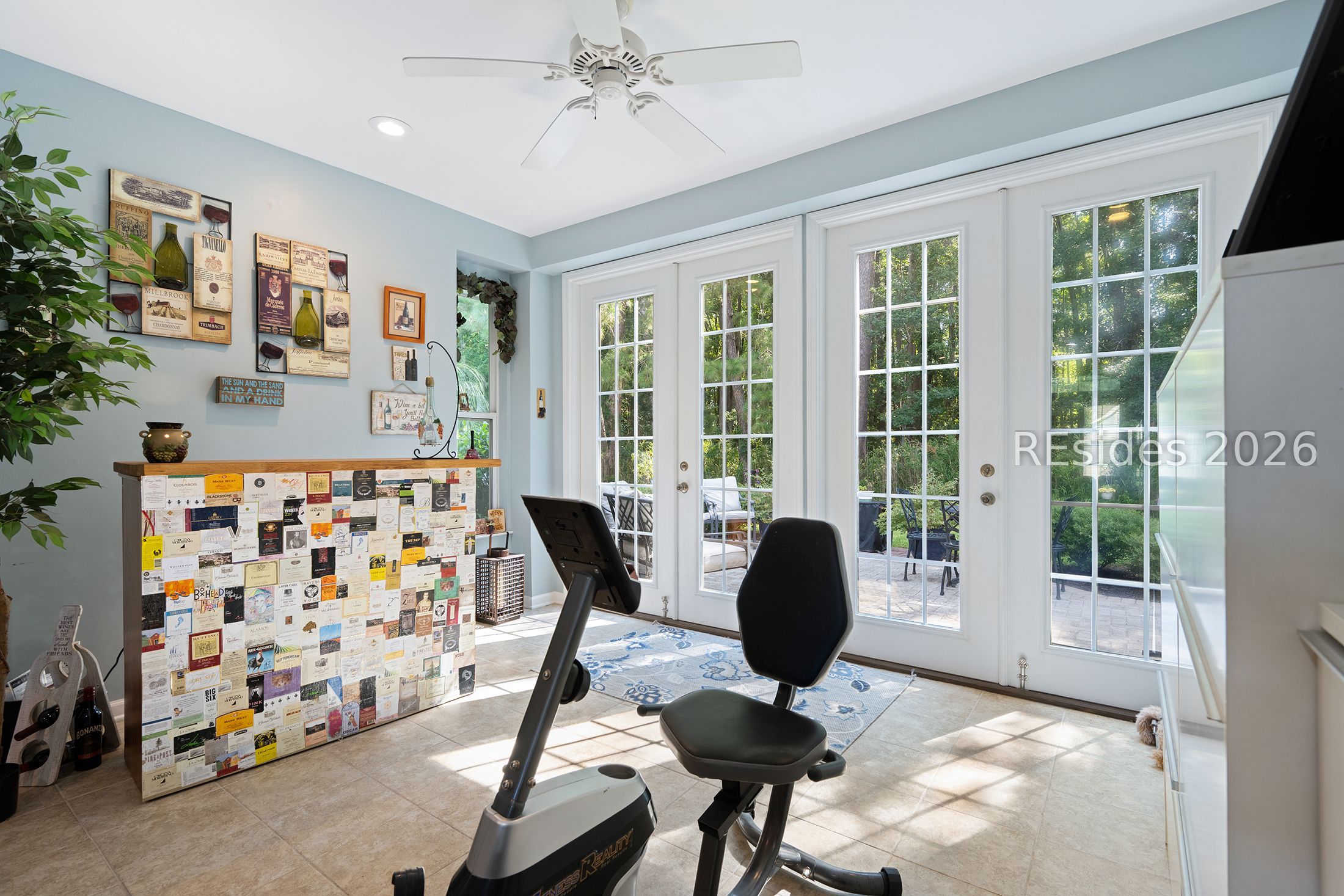 134 Commodore Dupont Street Bluffton, SC 29909 - Photo 16 of 40 French Doors open to the patio in the back yard