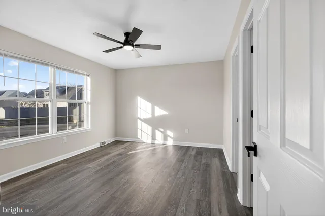 wooden floor in an empty room