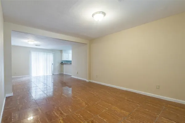 a view of empty room