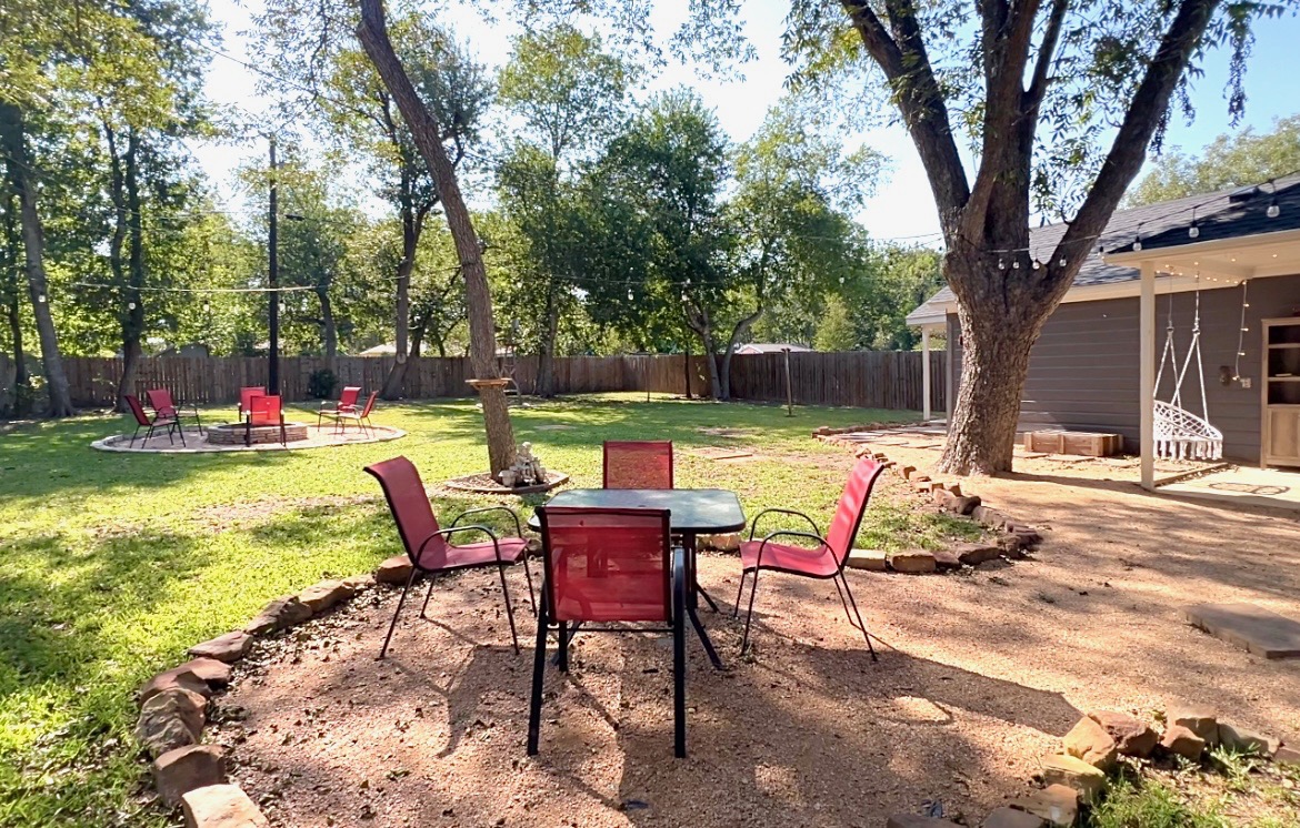 1707 Lexington Street Taylor, TX 76574 - Photo 22 of 29 a view of a chairs and table in the patio