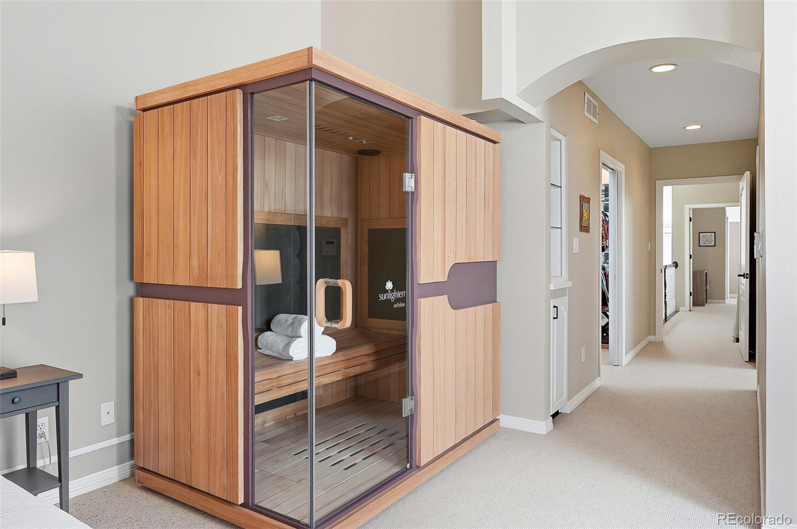 358 Steele Street Denver, CO 80206 - Photo 28 of 48 a bathroom with a glass door shower