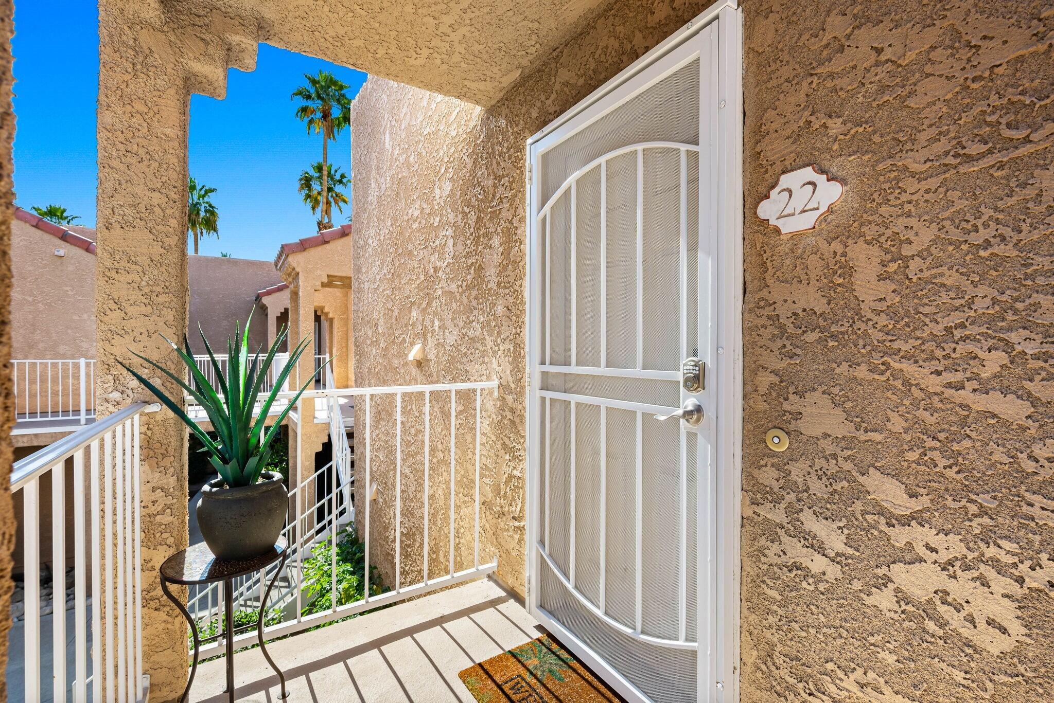 2700 Lawrence Crossley Road, Unit 22 Palm Springs, CA 92264 - Photo 2 of 41 Front Door Entry