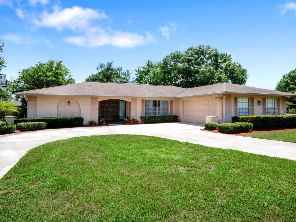 4525 Victoria Road Land O' Lakes, FL 34639 - Photo 1 of 1 Gorgeous curb appeal and convenient circular driveway!