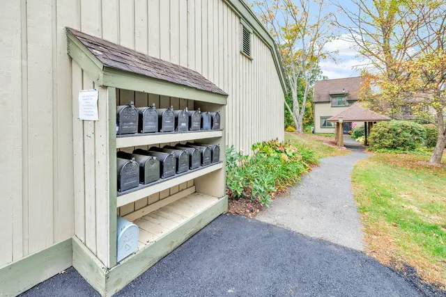 a view of a house with a garage