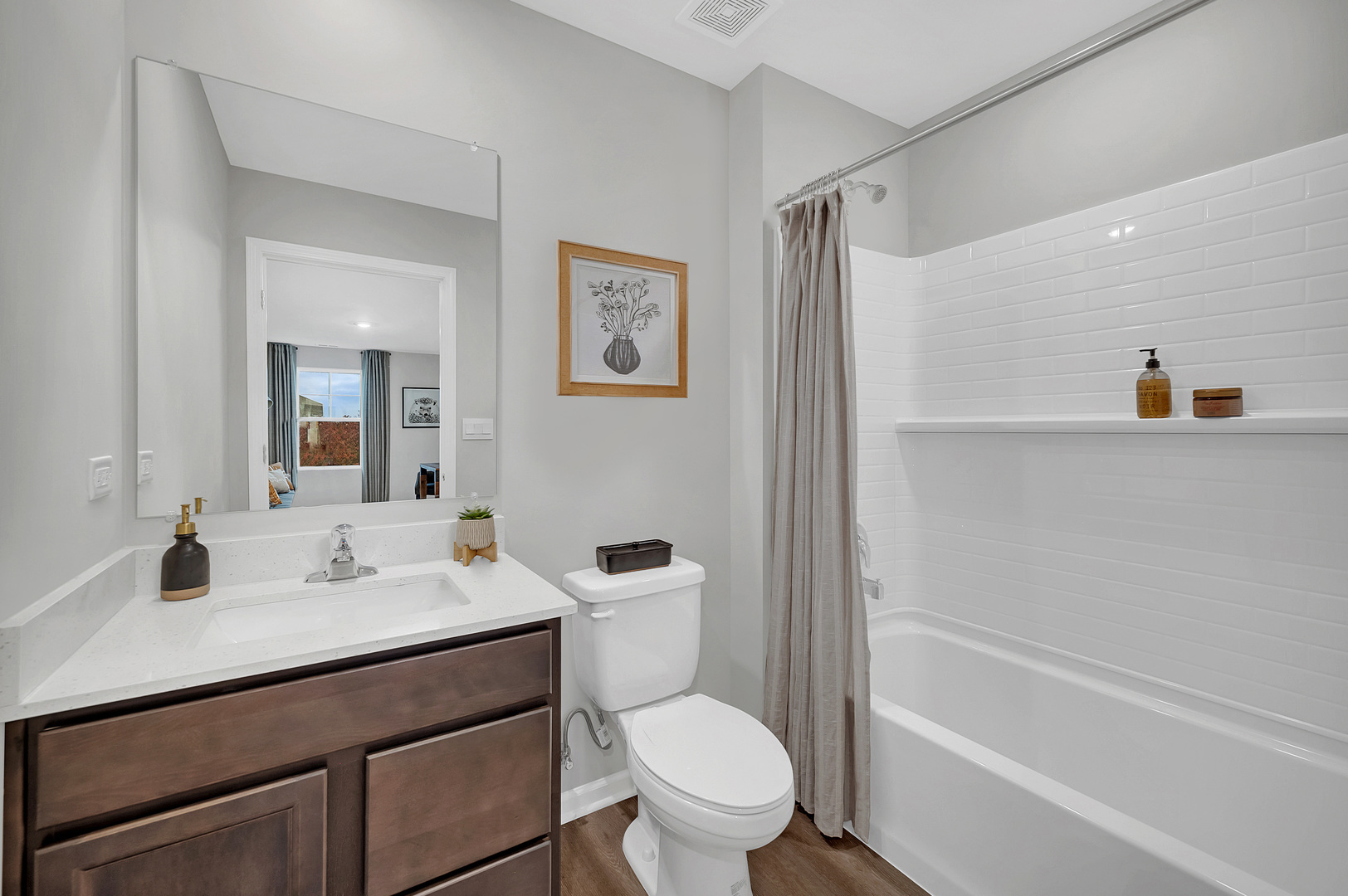 516 Adirondack Court Joliet, IL 60421 - Photo 16 of 17 a bathroom with a sink a toilet and shower