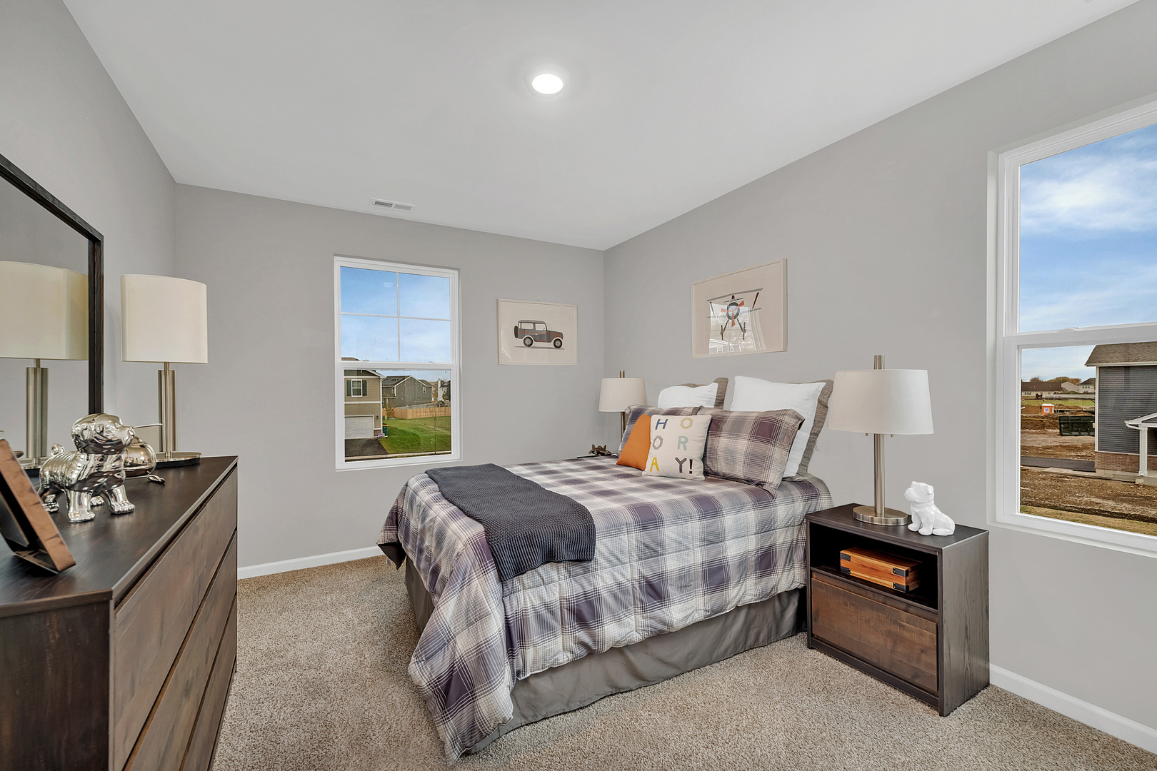 516 Adirondack Court Joliet, IL 60421 - Photo 17 of 17 a bedroom with a bed and wooden floor