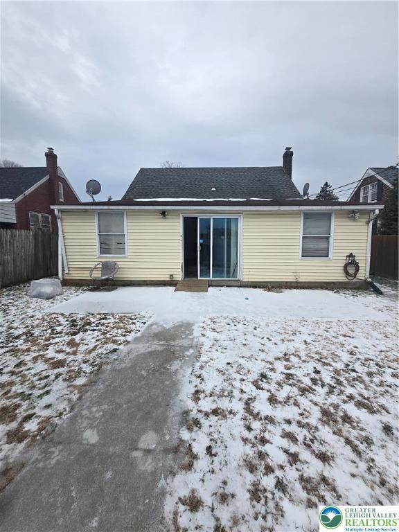 2236 Lincoln Street Bethlehem, PA 18017 - Photo 28 of 29 a view of a house with a wooden fence