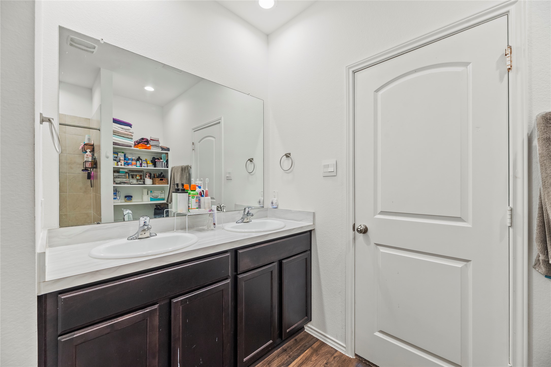 22603 Aspen Tarn Trail Spring, TX 77373 - Photo 9 of 21 a bathroom with a sink double vanity and a mirror
