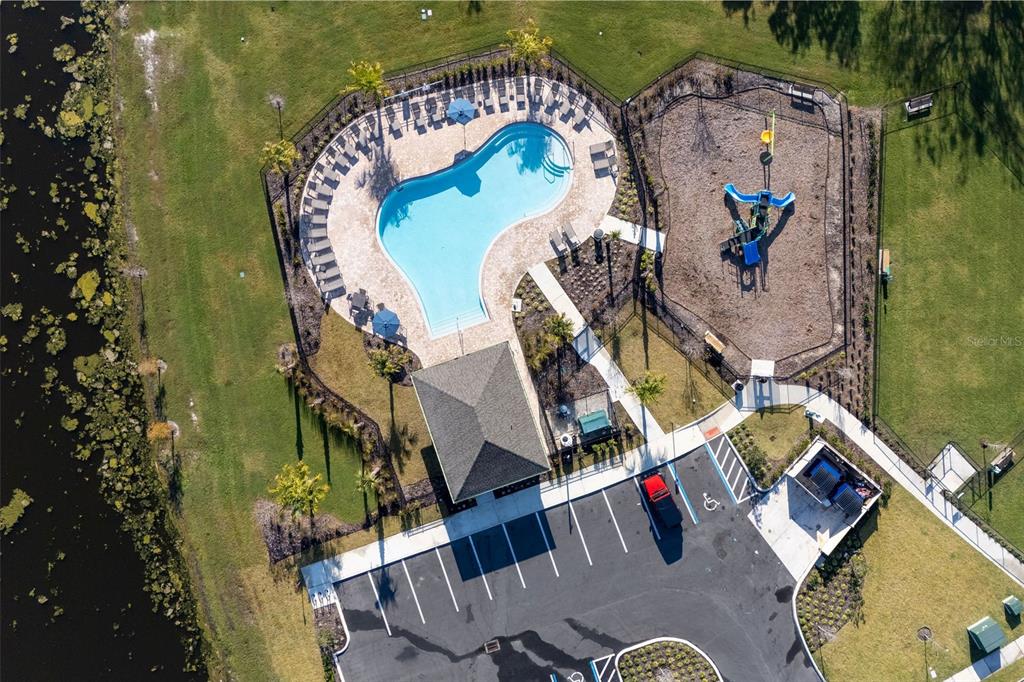 2987 Skyline Loop Kissimmee, FL 34758 - Photo 44 of 48 an aerial view of a highlighted house