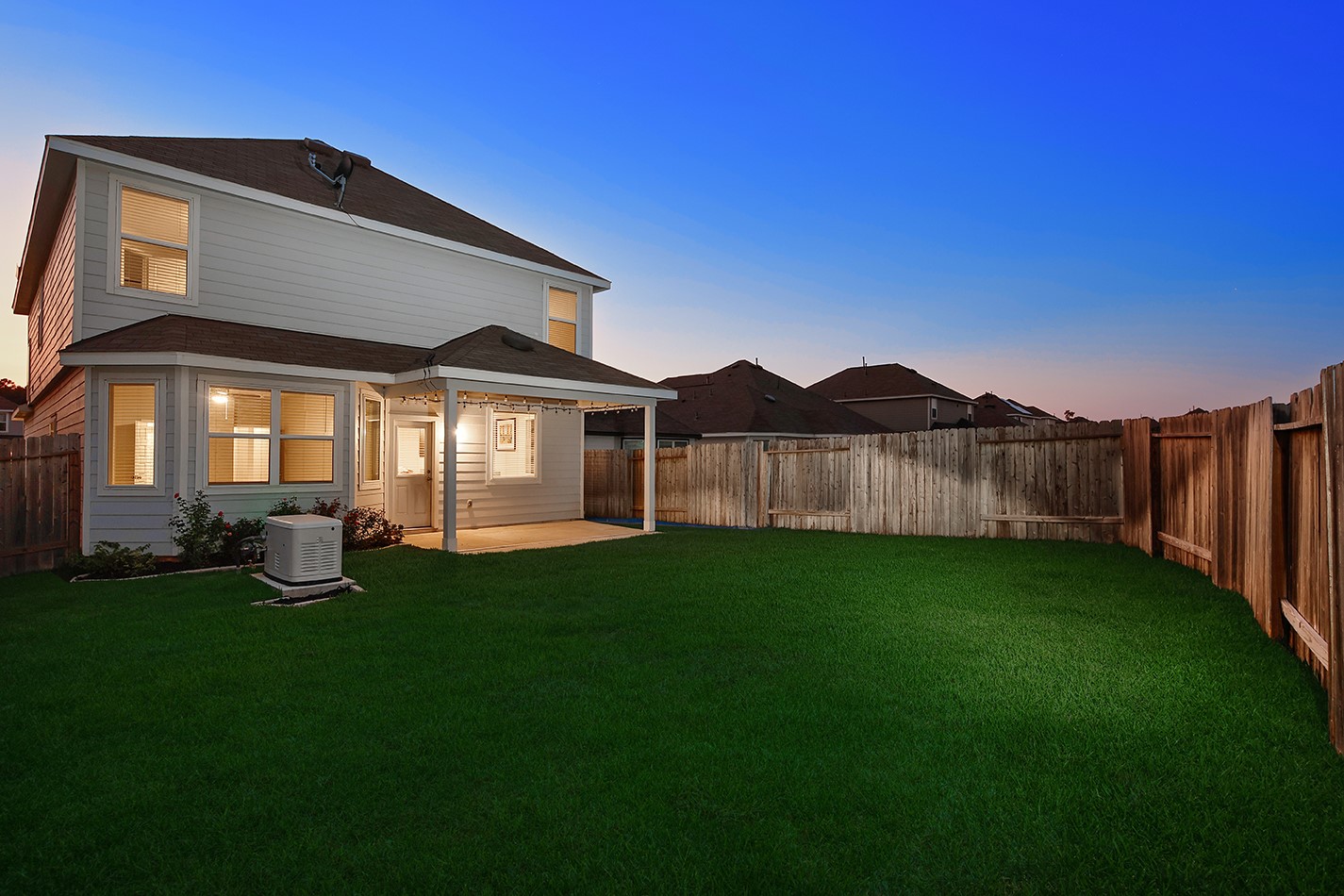 14022 Chinook Drive Conroe, TX 77384 - Photo 23 of 25 a view of a back yard of the house