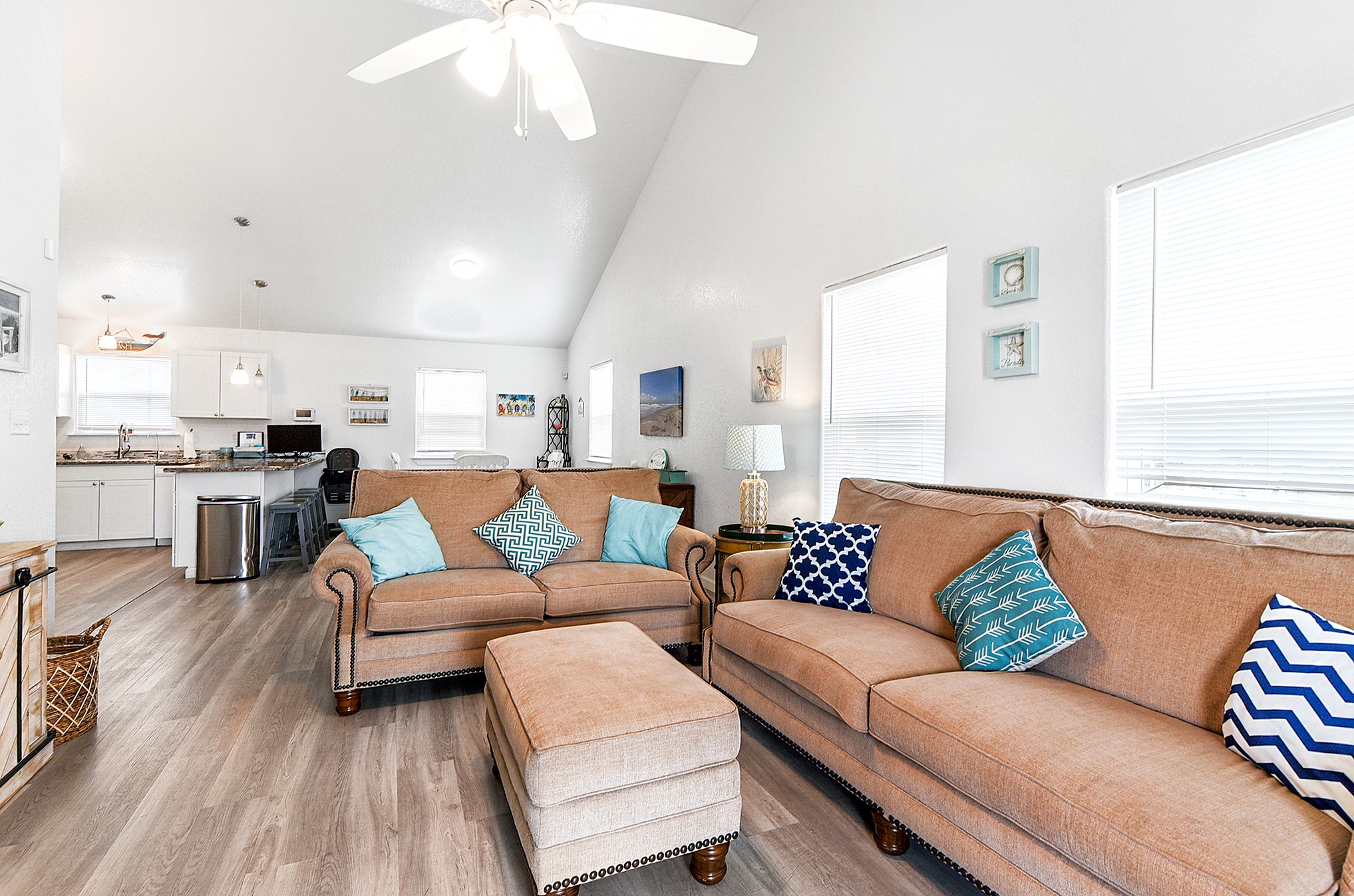 126 Nesmith Place Surfside Beach, TX 77541 - Photo 48 of 49 a living room with furniture and wooden floor