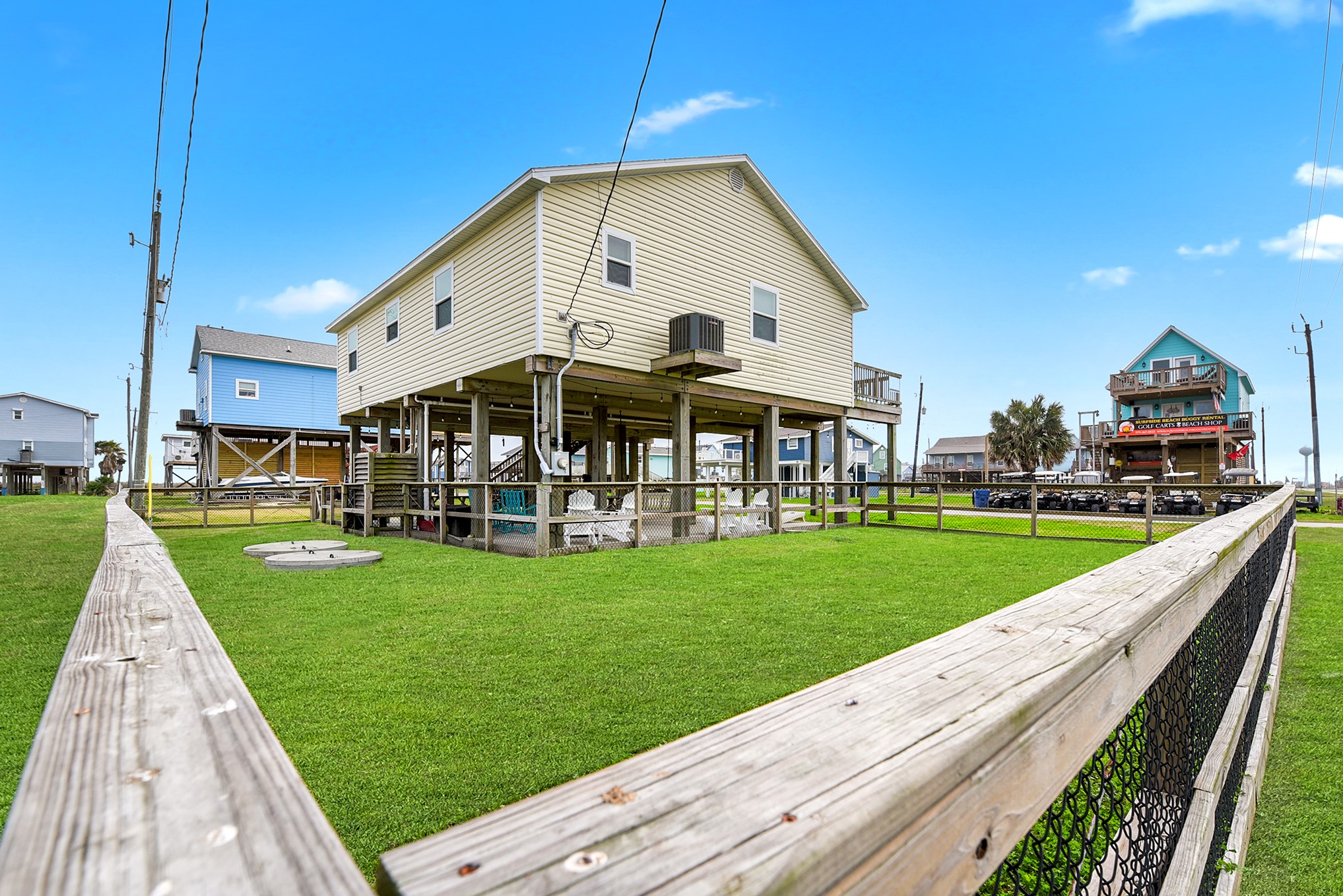126 Nesmith Place Surfside Beach, TX 77541 - Photo 9 of 49 a view of outdoor space yard and front view of a house