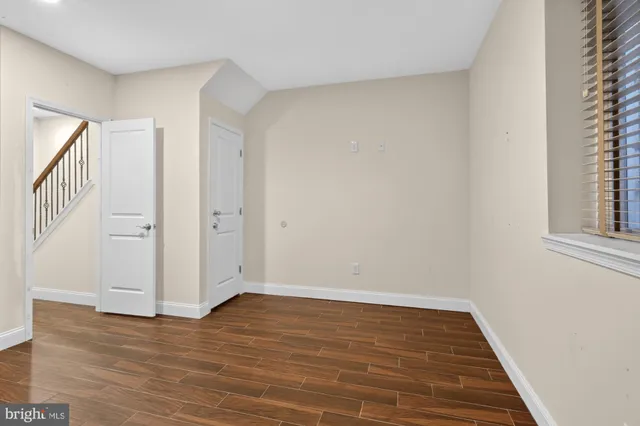 wooden floor in an empty room