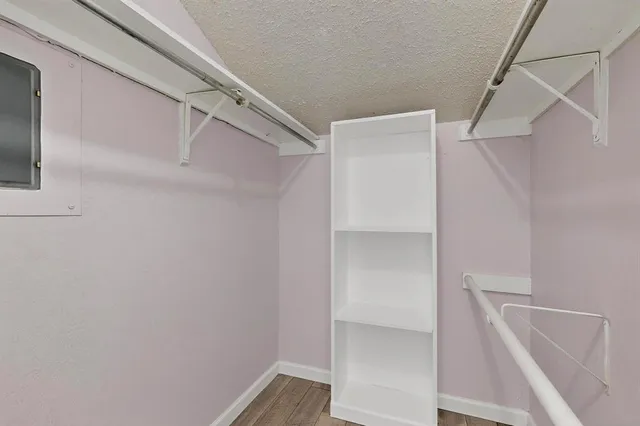 a view of walk in closet