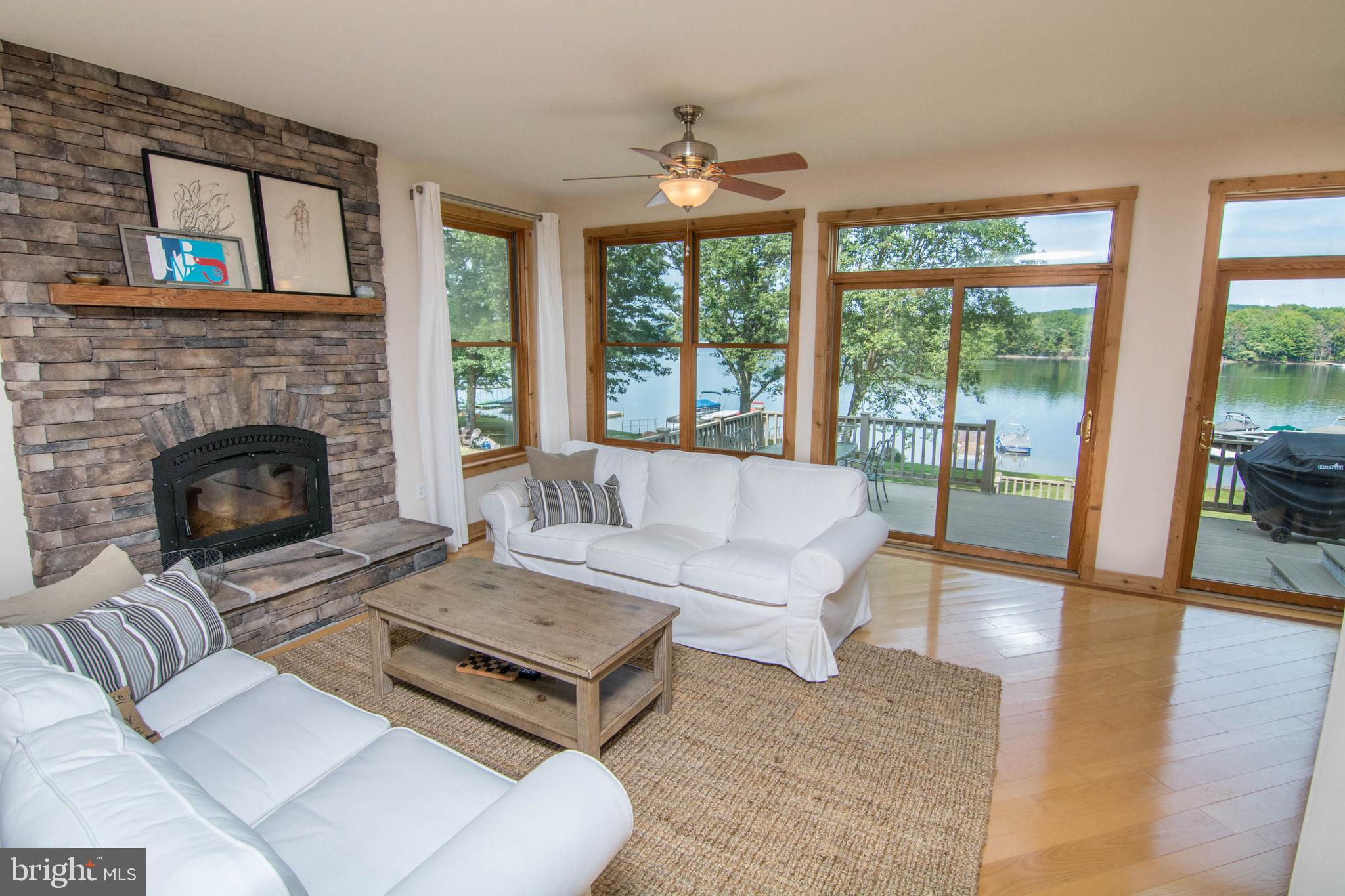 595 Hazelhurst Road Swanton, MD 21561 - Photo 4 of 53 Gas Fireplace, Big Lake Views