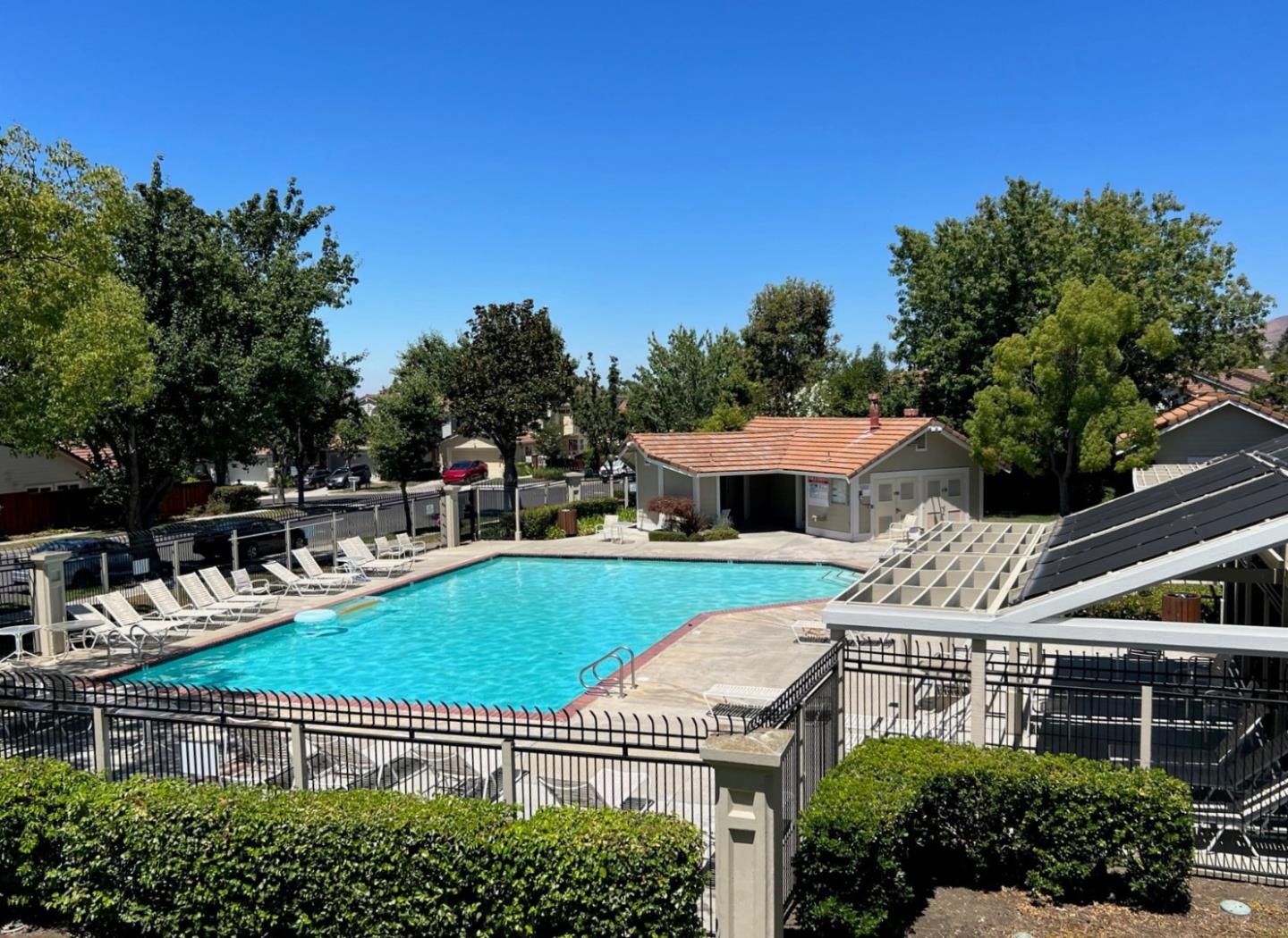 2201 Pinard Street Milpitas, CA 95035 - Photo 21 of 26 a view of a house with swimming pool and sitting area