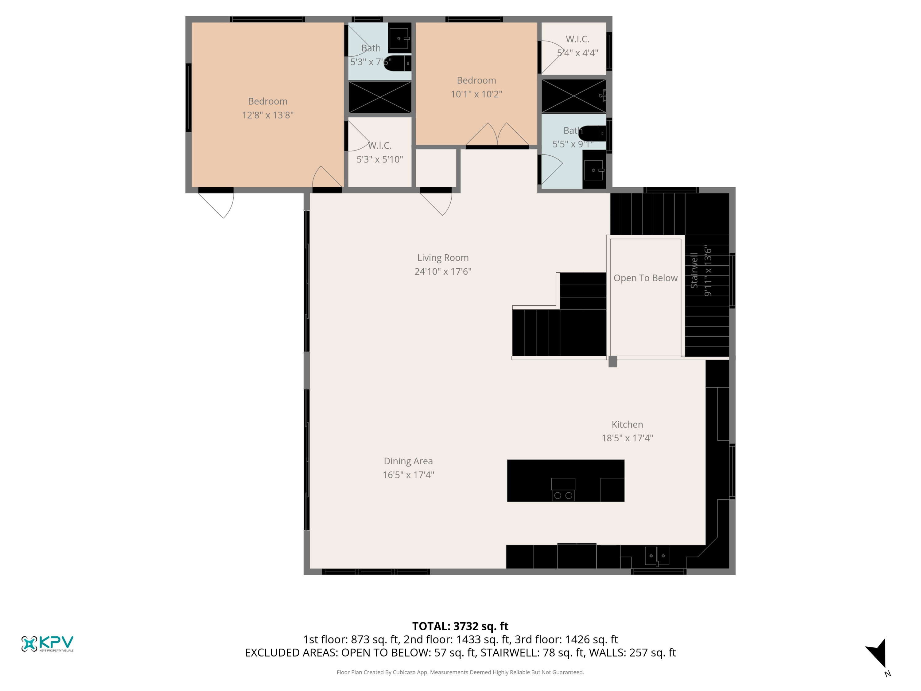 199 Stirrup Key Boulevard Marathon, FL 33050 - Photo 45 of 50 2nd floor living room, kitchen, bedrooms and bathrooms