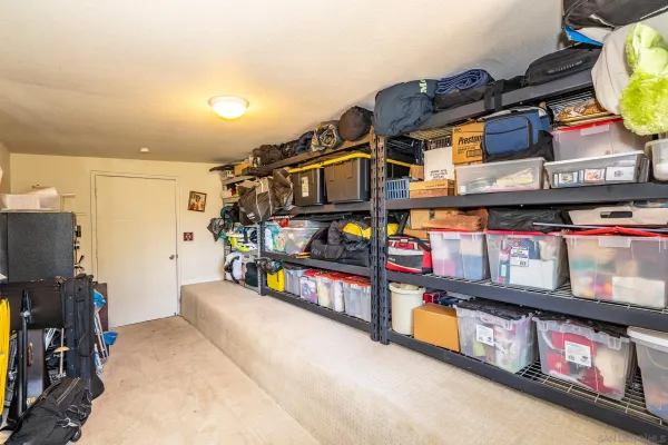 a view of yard from balcony