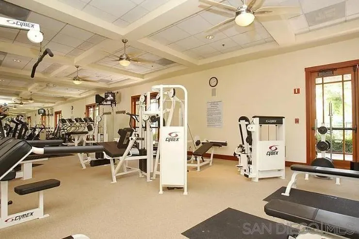 2150 Corte Cidro Carlsbad, CA 92009 - Photo 46 of 49 a view of a room with gym equipment