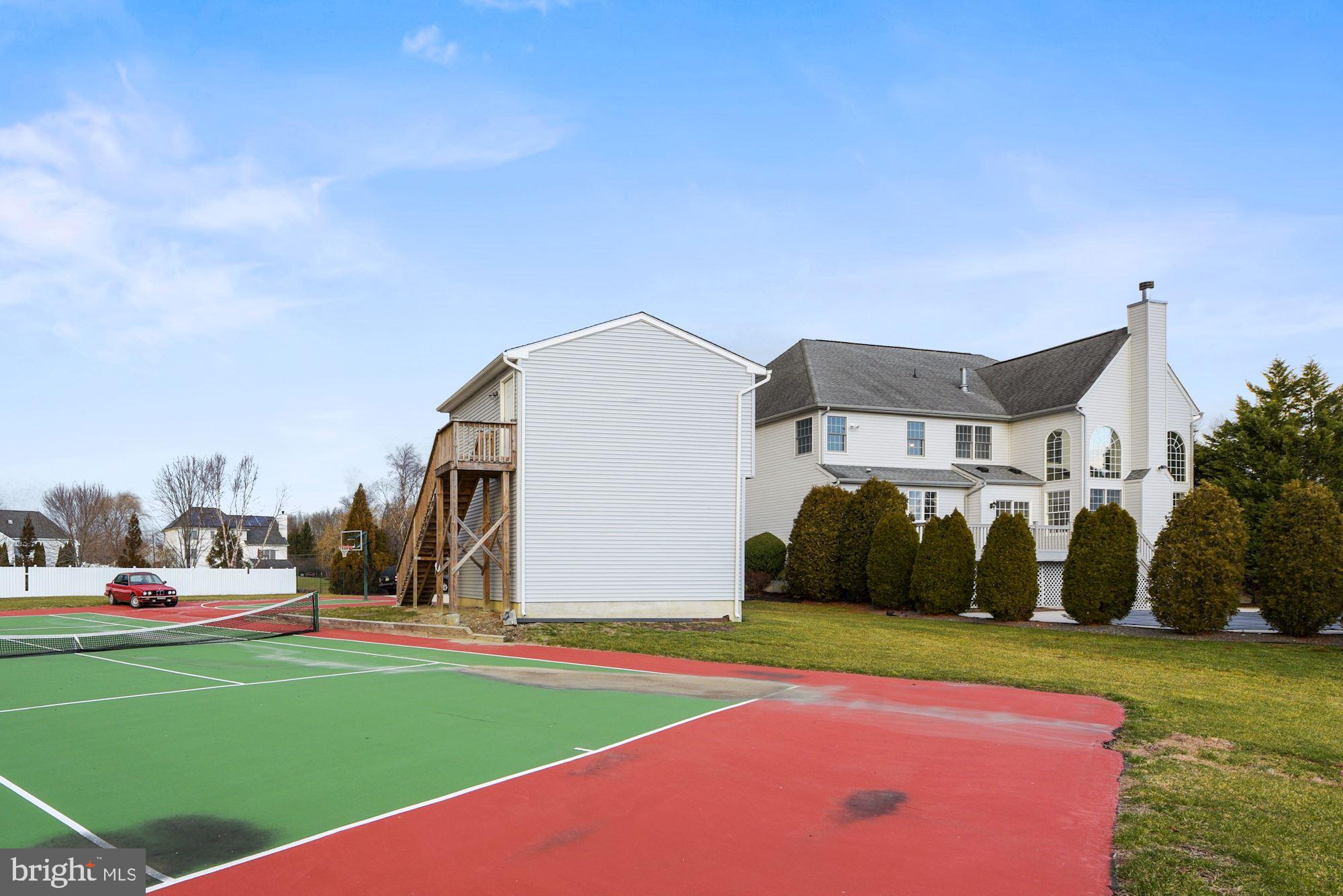 5142 Church Road Marlton, NJ 08053 - Photo 49 of 56 Tennis Court and Detached Garage