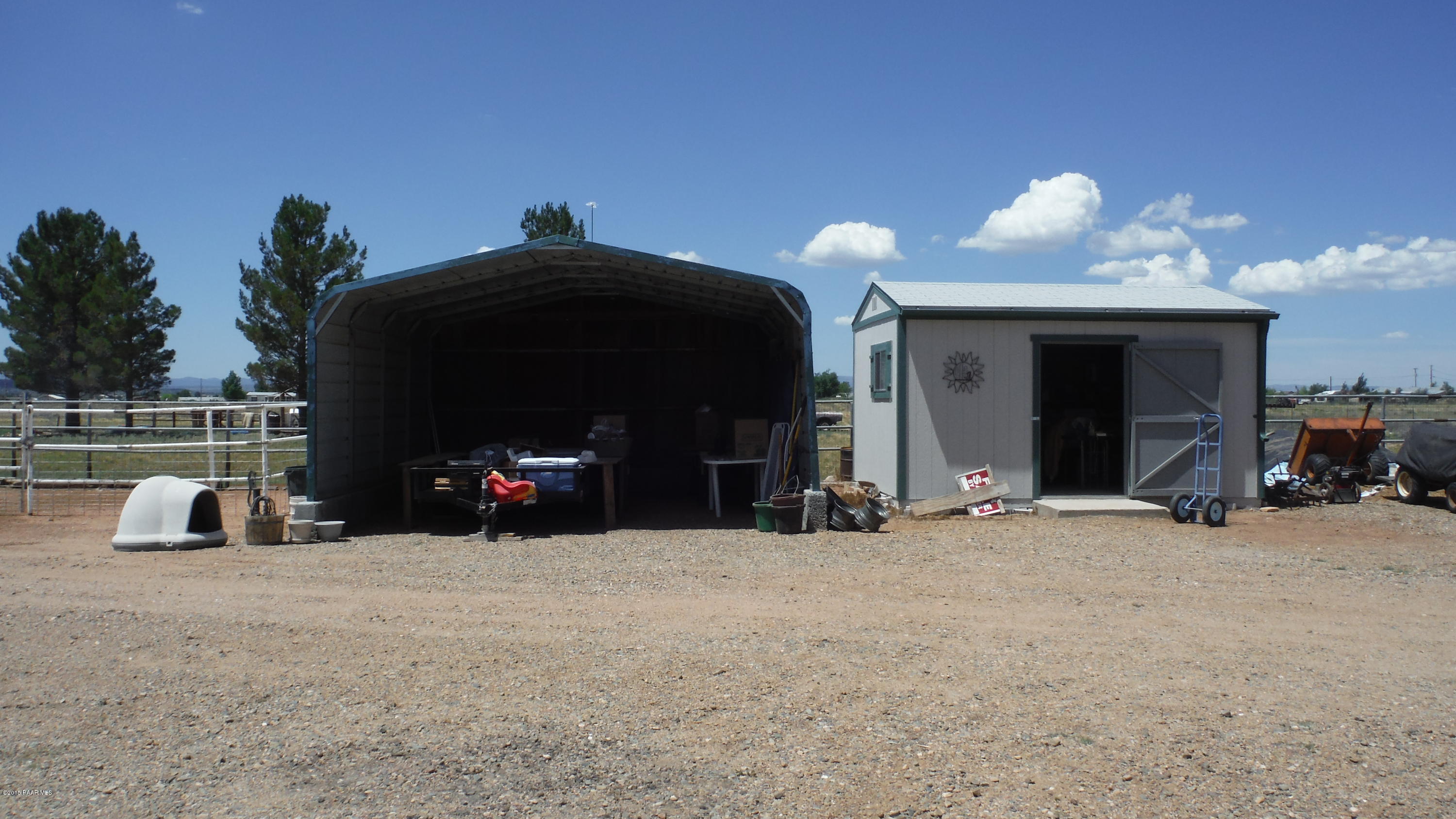 25356 North High Desert Road Paulden, AZ 86334 - Photo 21 of 56 a view of a car park in front of house