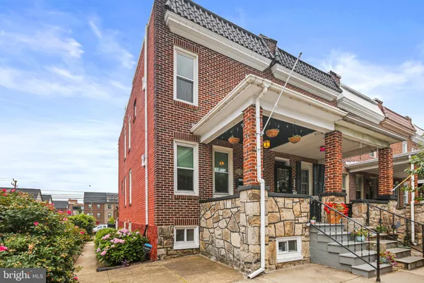 front view of a house with a porch