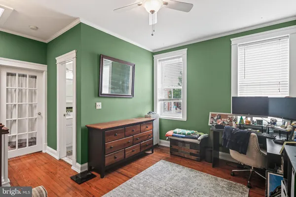 a room with furniture and a window