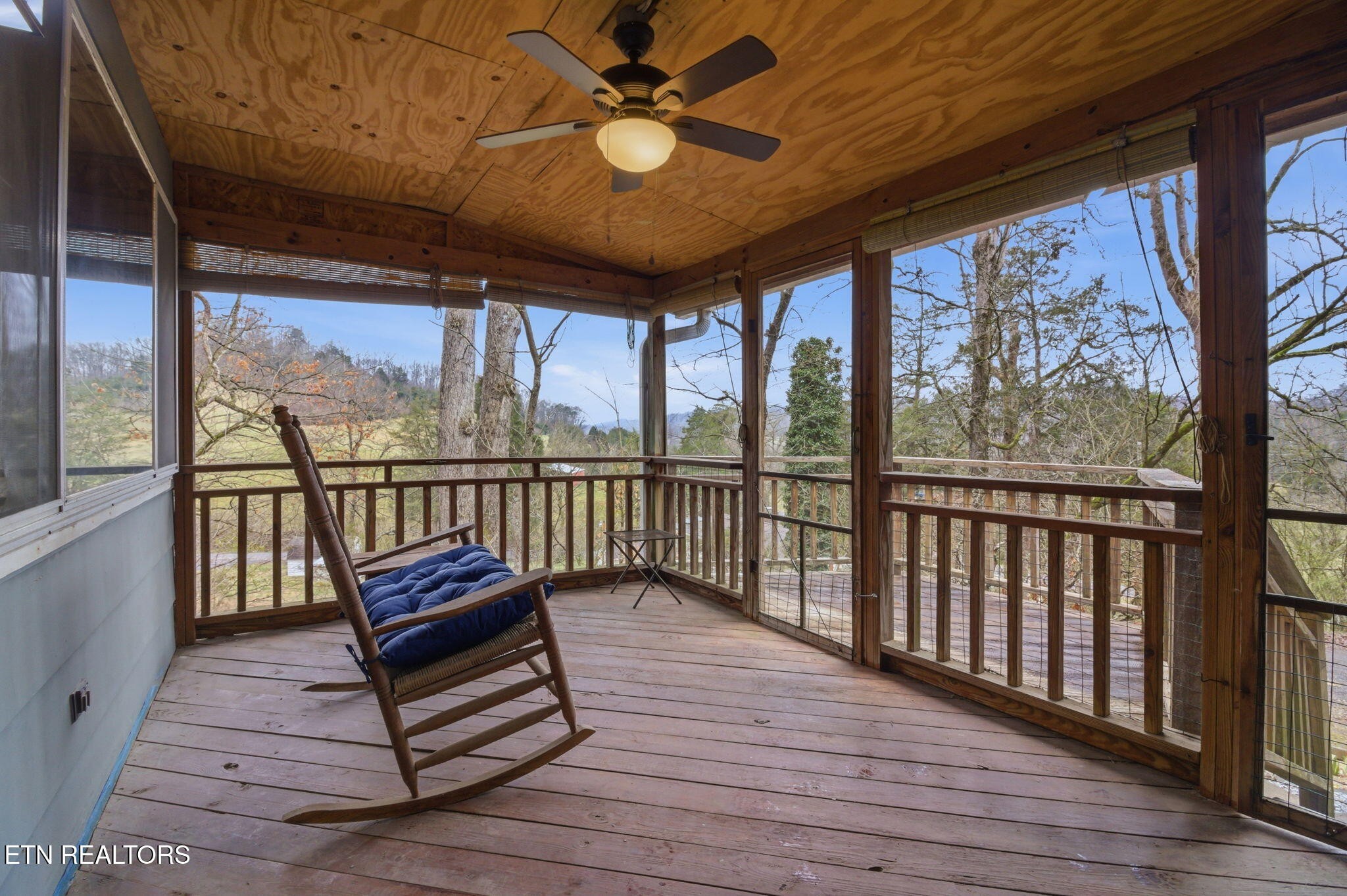 353 East Wolf Valley Road Heiskell, TN 37754 - Photo 24 of 34 a view of two chairs in the balcony